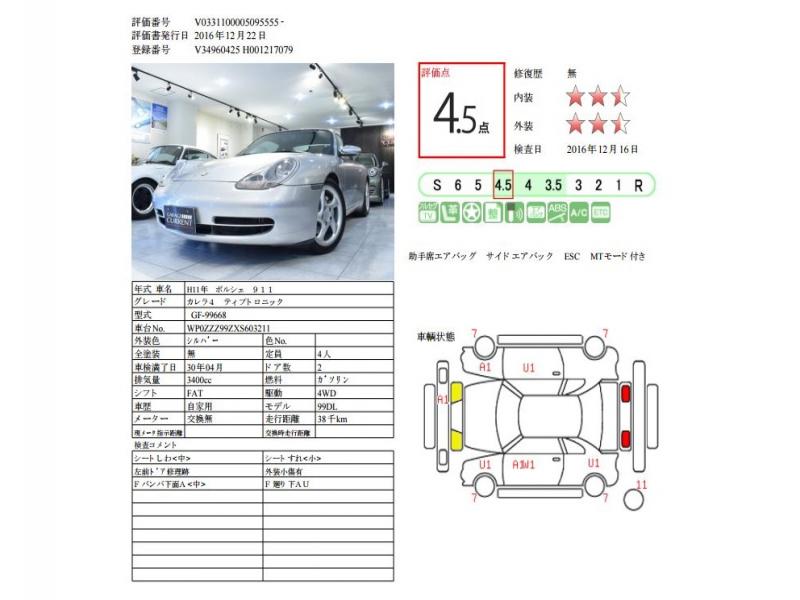 ポルシェ　911(Type996)