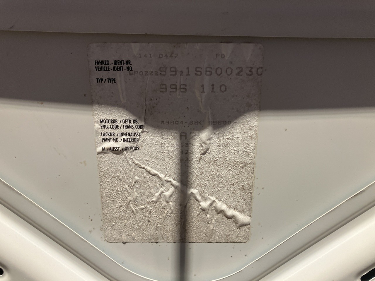 ポルシェ　911(Type996)