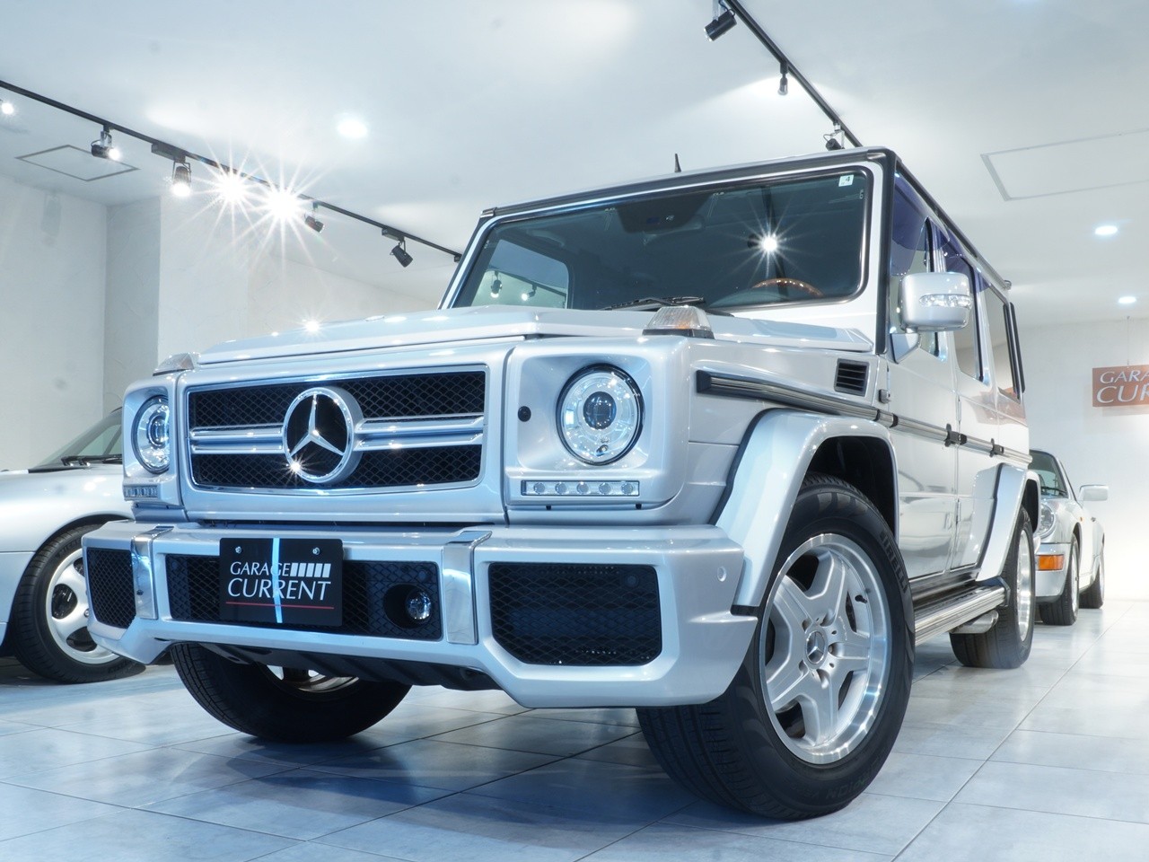 GクラスG500L（W463） G63フェイス　D車　左H　ブリリアントシルバー/黒革　サンルーフ　ユーザー様直接買取車輌