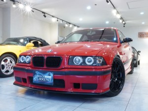 3シリーズBMW 318is(E36)　後期1.9L M44エンジン　ADVAN17インチアルミ　XYZ車高調　ユーザー様直接買取車輌