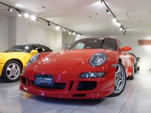 911(Type997)ポルシェ　911カレラS(997)　カップエアロキット　スポーツシート　スポーツエキゾースト　ガーズレッド　ユーザー様直接買取車輌