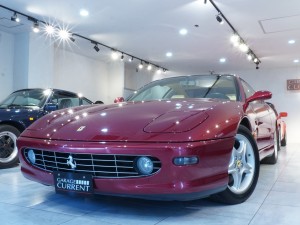 456M GTA ロッソフィオラノ　コーンズ物　左ハンドル　AT　5.5L V12エンジン　コノリーレザー　ユーザー様買取車輌