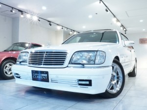 SクラスS600L(W140)　6リッターV型12気筒394ps　ディーラー車　左ハンドル　ポーラホワイト　ブラックグレーツートーン革　ユーザー様直接買取車輌