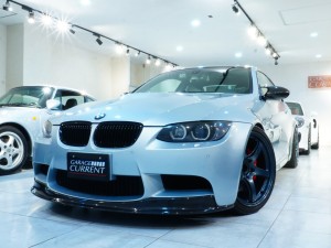 M32008年　BMW M3クーペ(E92)　6速MT　左H　ディーラー車　シルバーストーンM　RAYS19インチAW　パワークラフトマフラー　XYZ車高調　カーボンフロントスポイラー